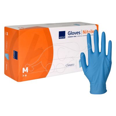 Nitrile glove powderfree M  blue 200 pcs/pack