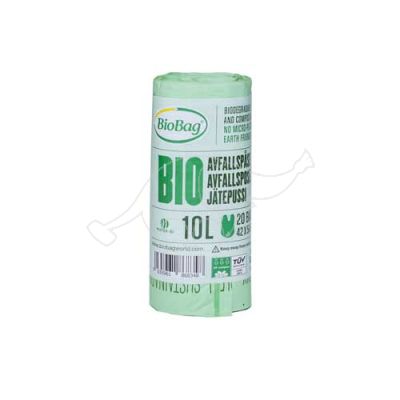 Prügikott BioBag komposteeritav 10L 20 tk/rl 420x540x0,015mm
