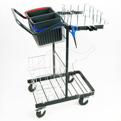 Cleaningtrolley Puhastus Small with Longopac Midi frame