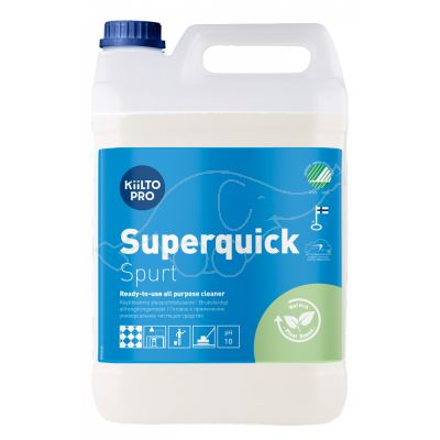 Kiilto Superquick Spurt 5L üldpuhastusaine kasutusvalmis