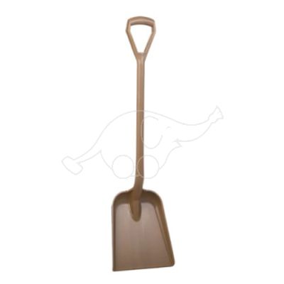 Vikan shovel D grip 1040mm blade 271mm, brown