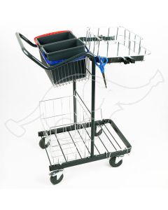 Cleaningtrolley Puhastus Small with Longopac Midi frame